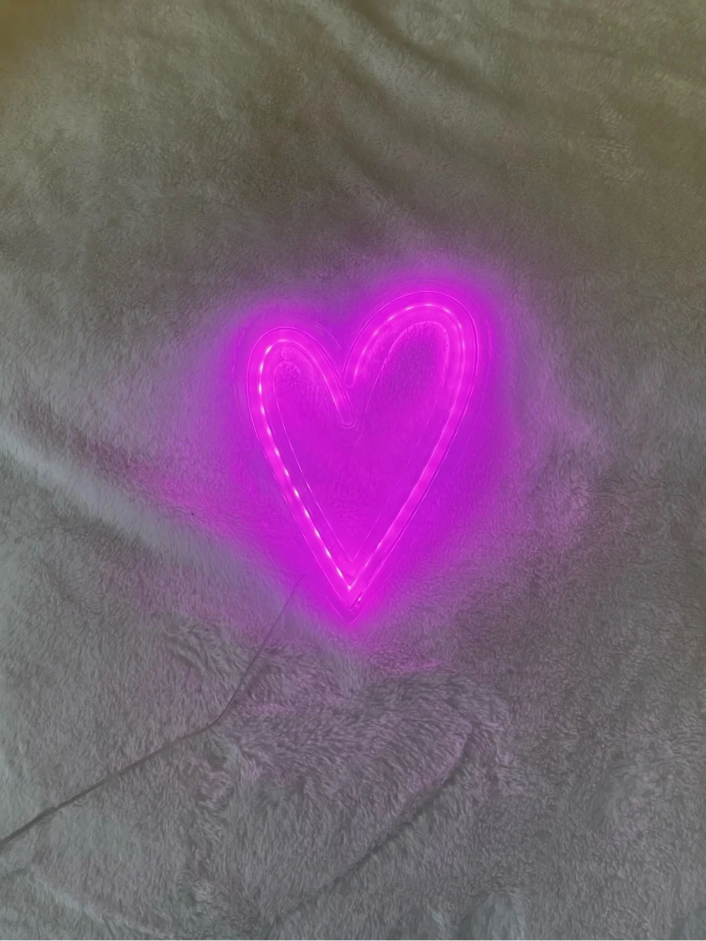 LED Heart Accent Light - Pink